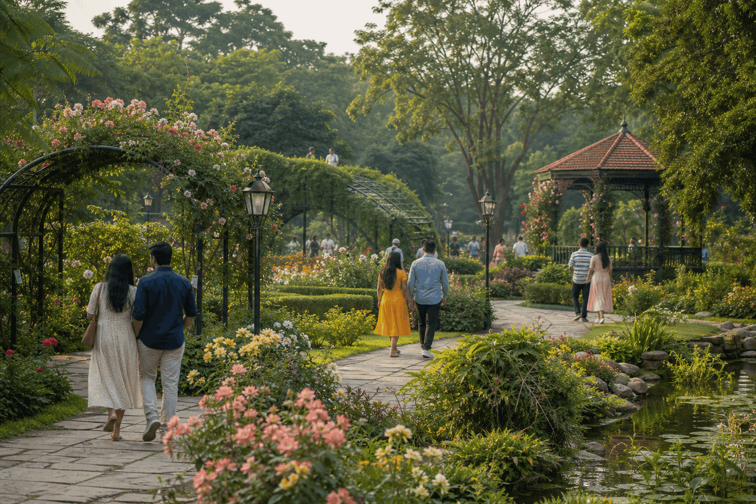 Garden and seating